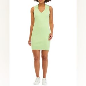 Cabana by Crown & Ivy™ Sleeveless Collared Rib  Dress, M, NWT